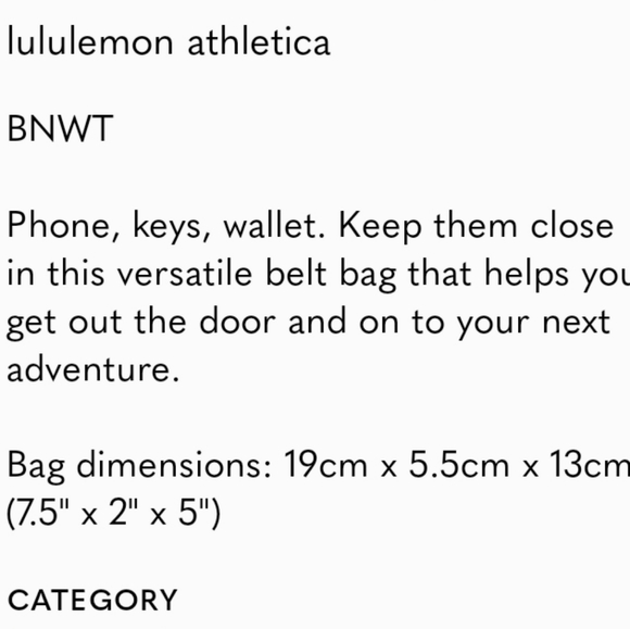 LULULEMON SILVER GREY BELT BAG NWT 🏷✨️ - Picture 8 of 8